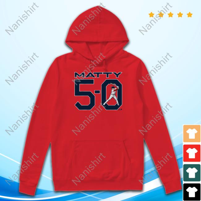 Official BreakingT Shop Matt Olson Matty 5-0 Sweatshirt