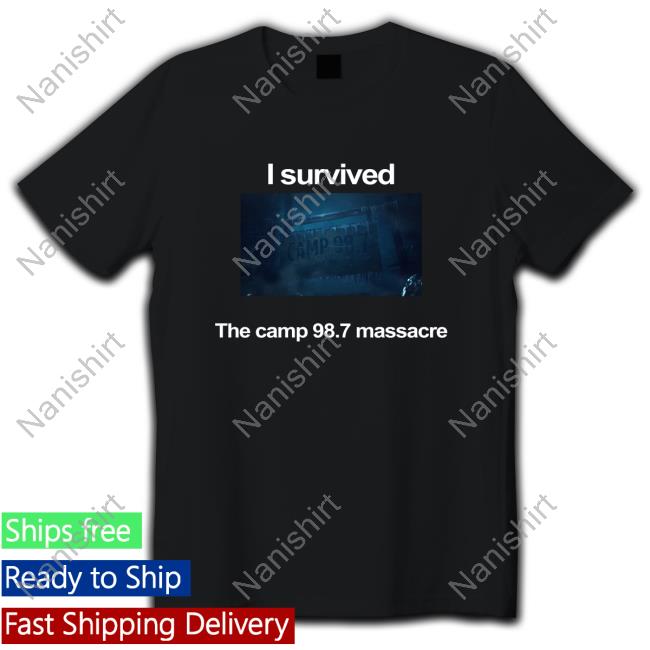 Official Glitch Productions I Survived Camp 98.7 Tee