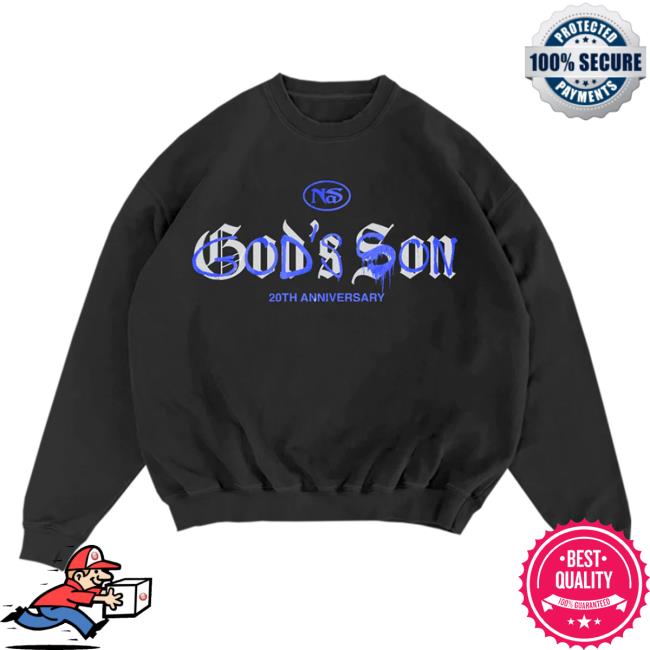 Official Nasir Jones Shop Nas Merch 20Th Anniversary Of God’s Son Sweater Nasirjones