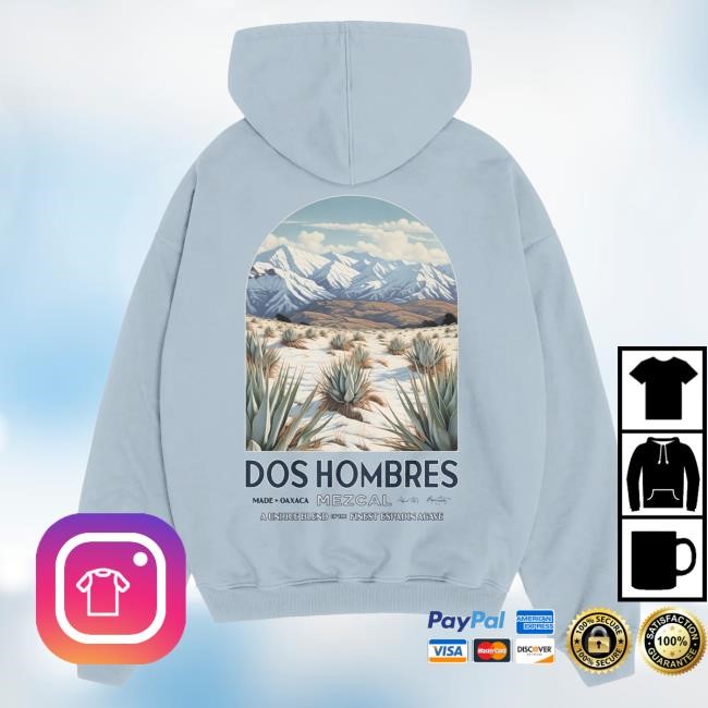 Official Doshombres Merch Dos Hombres Spring Frost Blue Hoodies