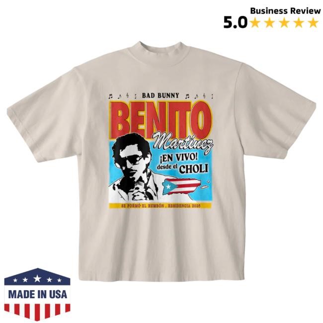 Official Bad Bunny Merch Bad Bunny Salsa Off White T Shirt BadBunny