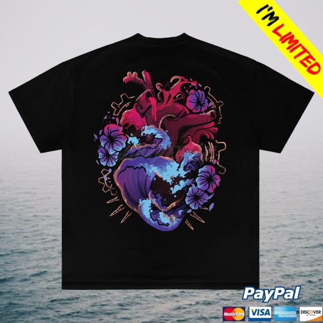 Official Cloudeelle Merch Store Cloudeelle "Emulsion" - Oversized Top Shirt Back Only (Large Design)