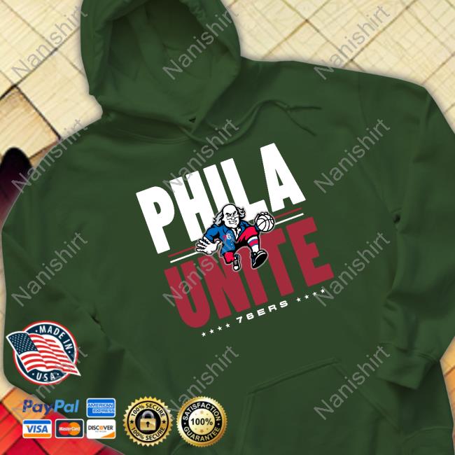 Fanatics Philadelphia Unite 76ers Announcer Shirt Nba Fanatics Philadelphia Unite 76ers Announcer Long Sleeve Tee