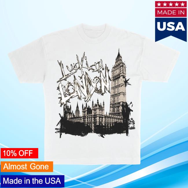 Sincerely Lucki Merch SincerelyLucki Lucki in London White T-Shirt Deadboylife
