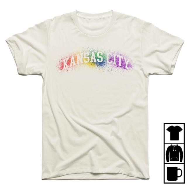 Official Charlie Hustle Merch Store Kansas City Spray Paint Pride Tshirt