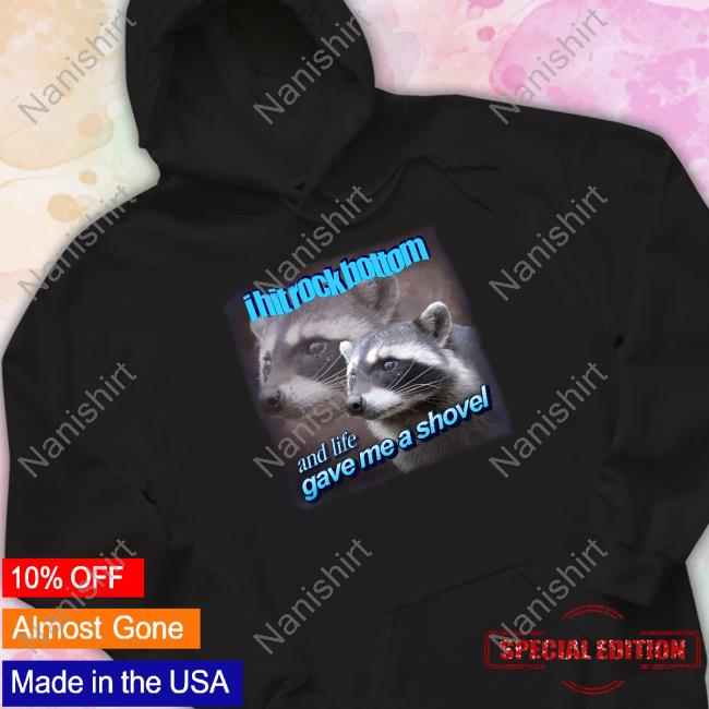 Snazzy Seagull I Hit Rock Bottom And Life Gave Me A Shovel Long Sleeve T-Shirt