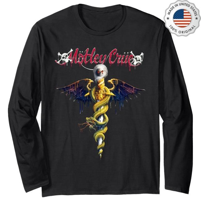 Mötley Crüe - Dr. Feel Good Slime Long Sleeve T-Shirts Motley Crue Official