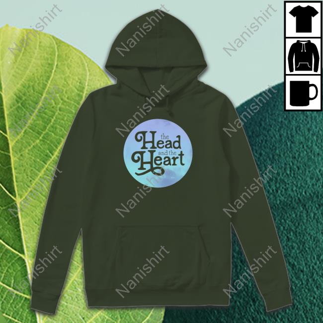The Head And The Heart Merch Periwinkle Gradient Shirt