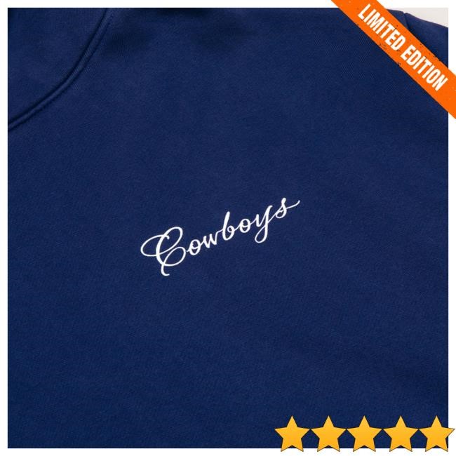 Unisex Dallas Cowboys Born x Raised Navy Fine Line Hoody NFL Shop Store