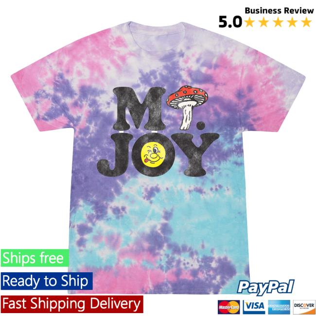 Mt Joy Merch Mushroom Tie-Dye Shirt New