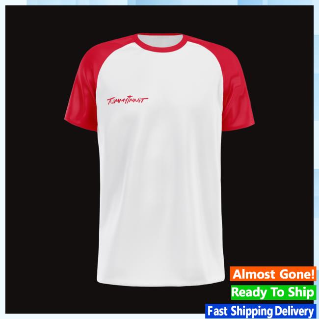 Official Tommyinnit Merch Store Thomas Simons Tommyinnit Red And White T Shirt