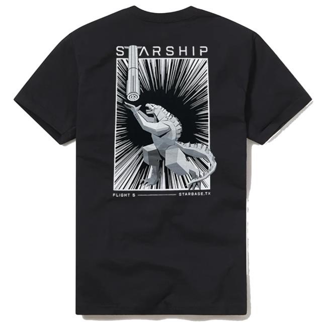 Spacex Merch Unisex Starship Flight 5 S/S Tee – Spacex Shop