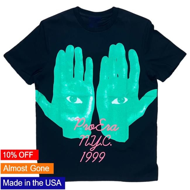 The Pro Era Merch Shop Black "Hands" New T Shirt