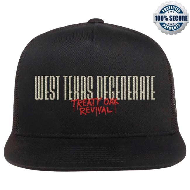 Official Treaty Oak Revival Merch Store West Texas Degenerate Cap