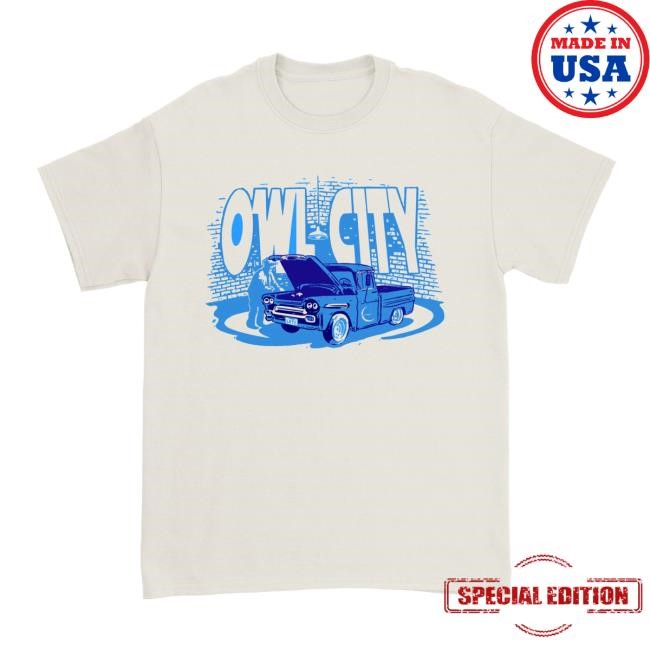Official Owl City Merch Store Car Trouble Shirt Owl City