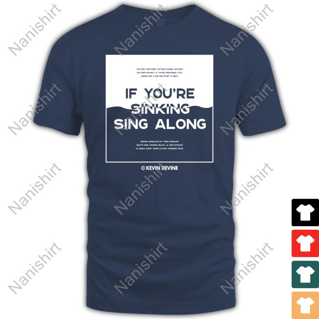Down Right Shop Store Kevin Devine - Sinking Hoodie