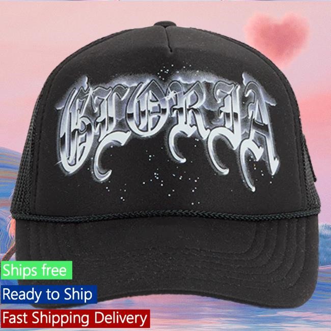 Sza And Kendrick Tour Merch Kendrick Lamar Gloria Black Trucker Hat Grand National Tour