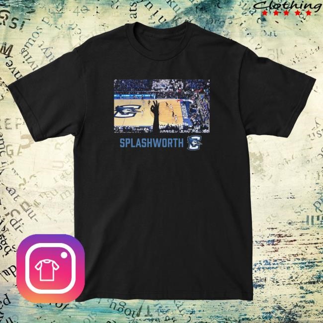 Casual NCAA Cartoon Tee – Nil Store Creighton Splashworth "3" Fan Wardrobe Pick