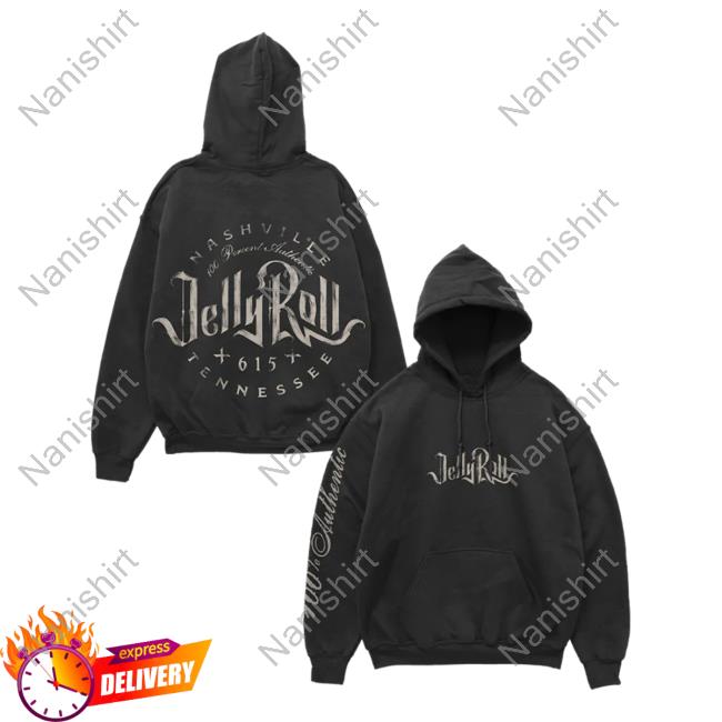 Official Jelly Roll Clothing Shop Merch Logo Hoodie Jellyroll615 Store