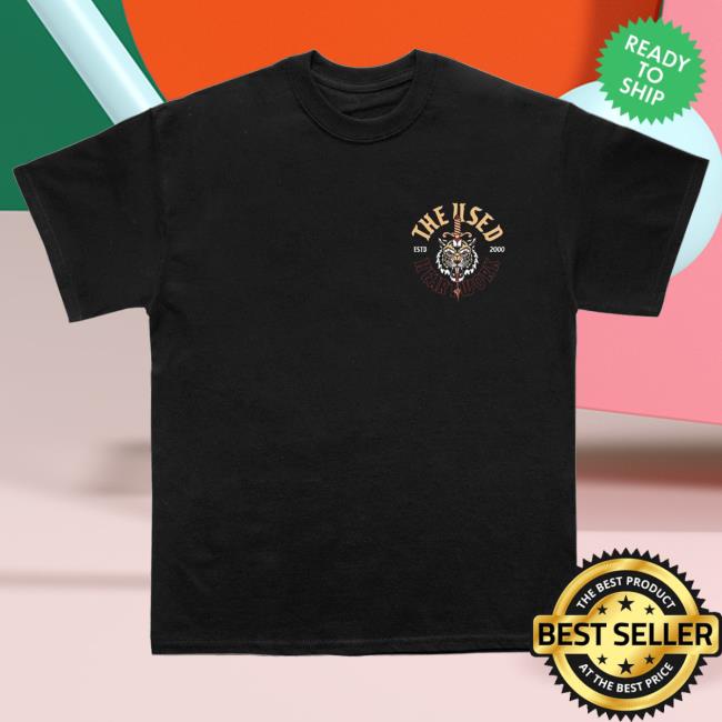 The Used Band Merch Shop Tiger New T-Shirt