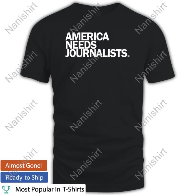 Official Nora Js Reichardt Raygun Merch America Needs Journalists T-Shirt