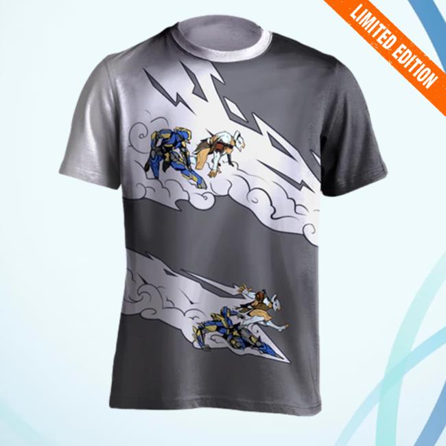 Official Warframe Merch Volt & Gauss Shirt