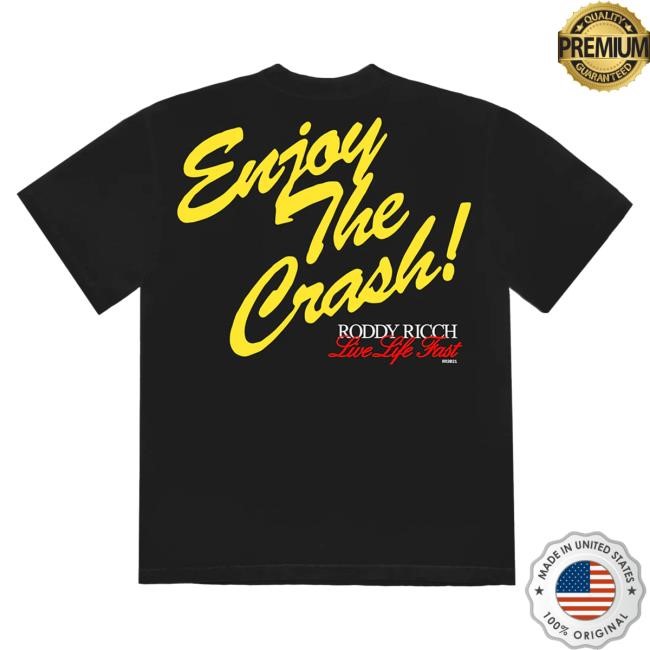 Official Roddy Ricch Merch Store Roddy Ricch Enjoy The Crash! Attractive Hoodie I RoddyRicch