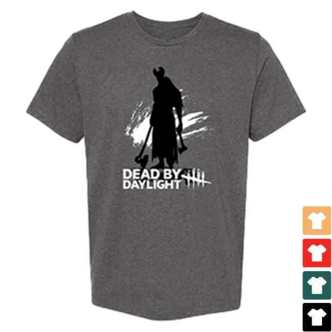 Official Dead By Daylight Merch Store Dead By Daylight Huntress Jersey Tees Dark Heather Grey Deadbydaylight Shop