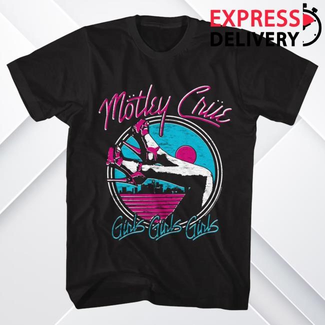 Official Motley Crue Girls Legs Tee