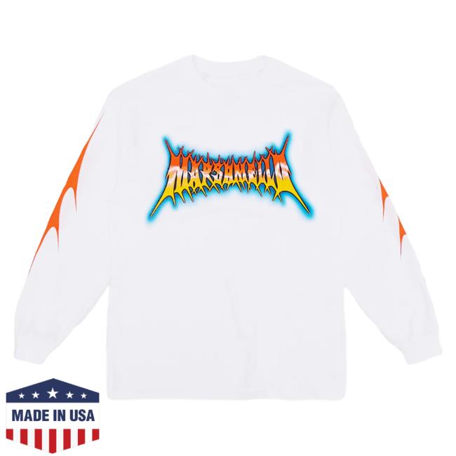 Official Marshmello Apparel Clothing Merch Store Marshmello Toxic L/S Long Sleeve Tees Marsh Mello Shop