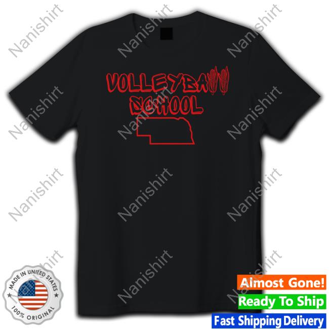 Official Husk Guys Nebraska Volleyball School Shirt