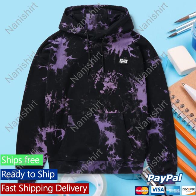 Official Sidemen Clothing Sdmn Tie Dye Hoodie Purple Sidemenclothing
