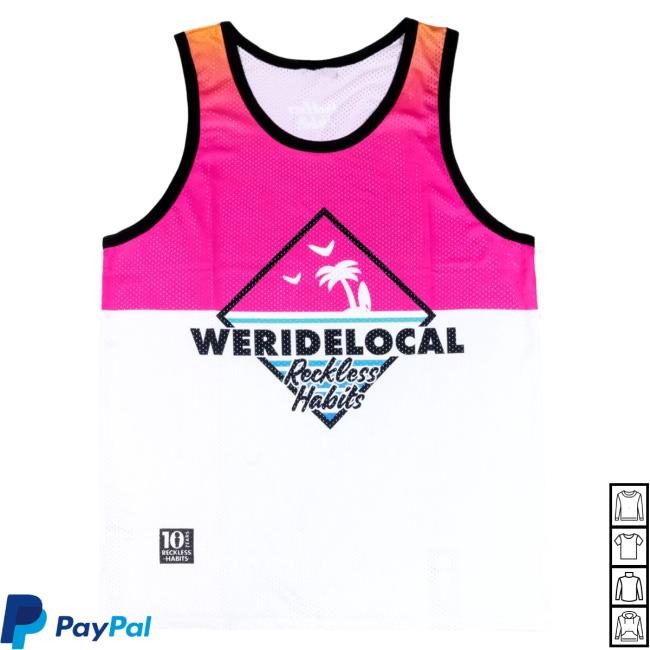 Official We Ride Local Sunset Basketball Jersey Tank Top Shirt