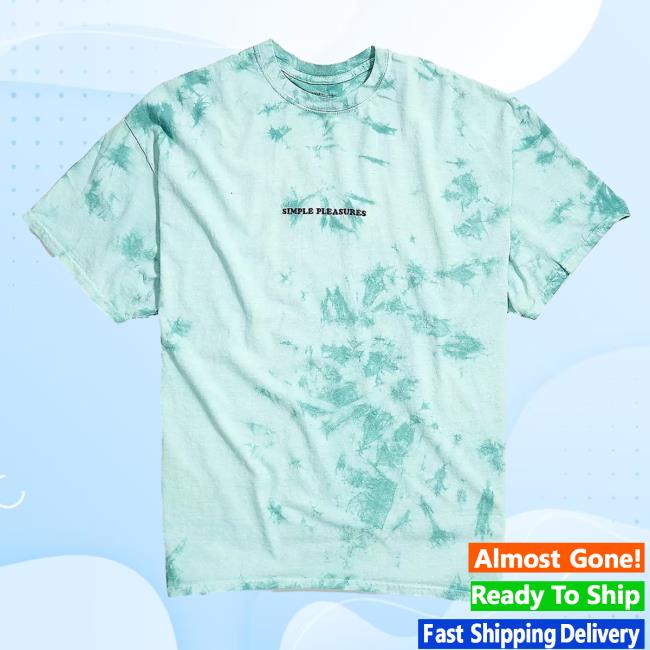 Official Urban Outfitters Uo Simple Pleasures Tie-Dye Shirt