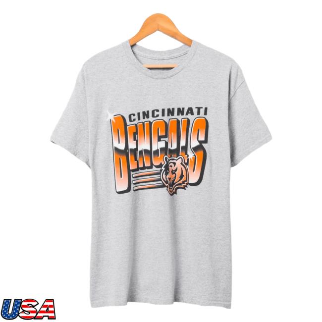 Official Junk Food Apparel Clothing Store Shop Junkfoodclothing SCincinnati Bengals Chrome Flea Market Shirt New