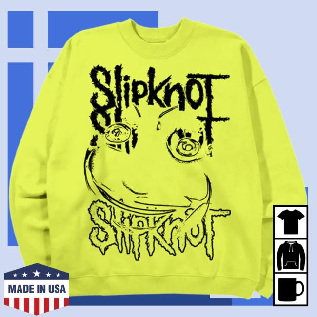 Official Slipknot Merch Store Slipknot Eyes Outline Crew neck Sweatshirt Slipknotmerch Apparel Clothing Shop