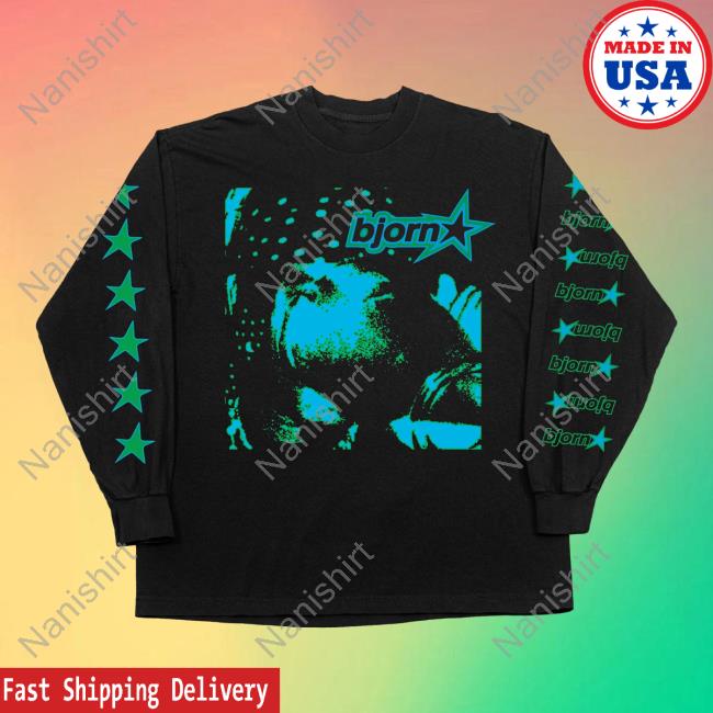Official Smino Zero Fatigue Merch Bjorn Sweatshirt Black Zerofatigue
