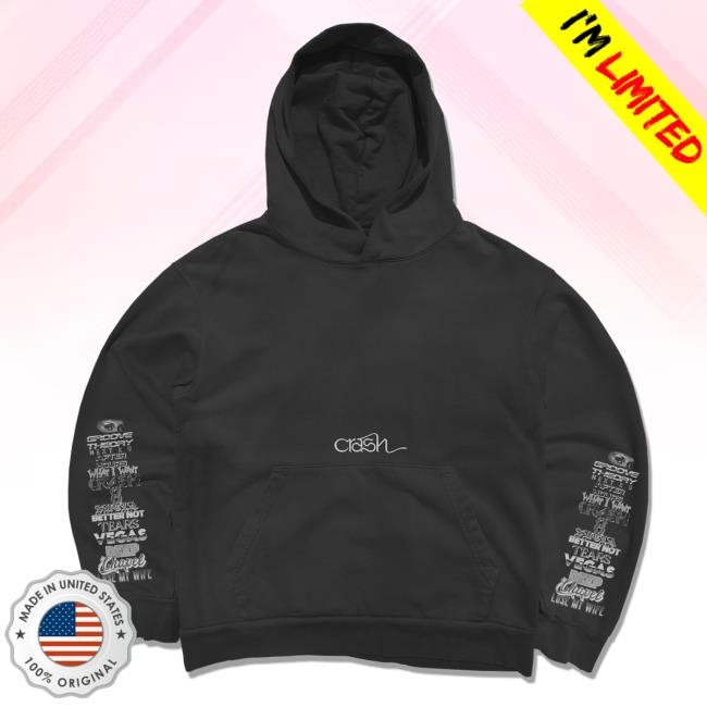 Official Kehlani Merch Store Kehlani Clothing Shop Crash Huppari (Black) Crash Collection