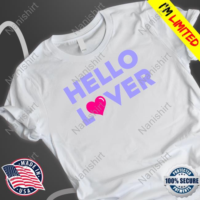 Loverboy Merch Hello Lover Long Sleeve T Shirt Drinkloverboy