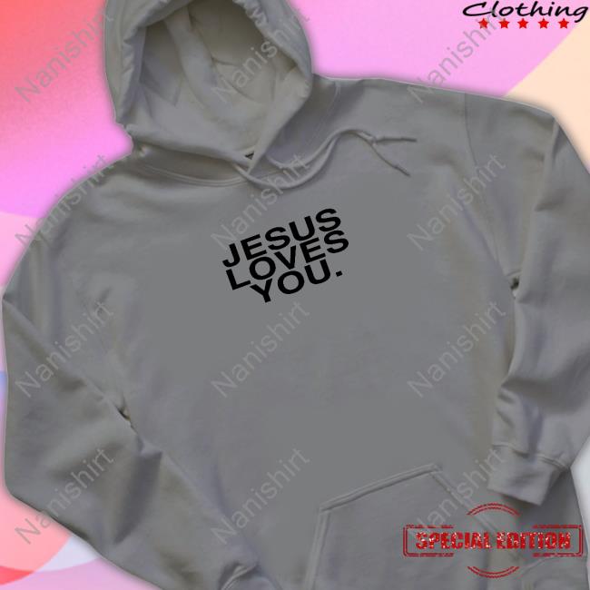 Jesuslovesyou Merch Jesus Loves You Check Front For Good News Tee