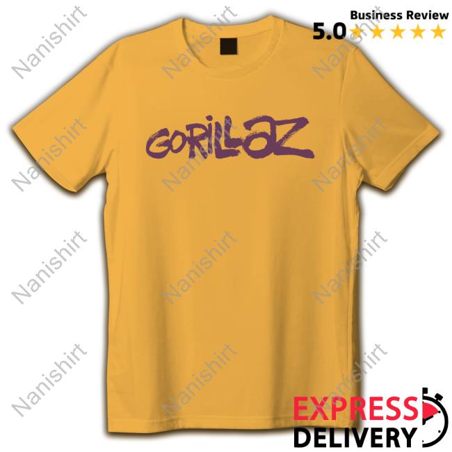 Gorillaz Merch Graffiti Logo Shirt