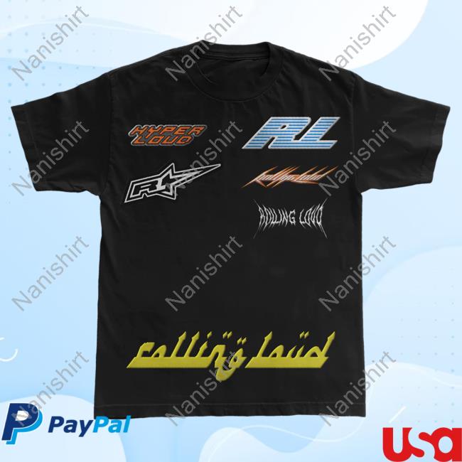 Official Rolling Loud Shop Merch Rl Super Moto World Tour Black Hot Shirt Shoprollingloud