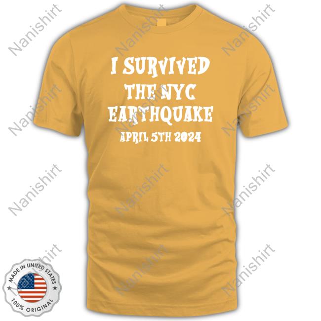 The New Jersey, New York City Earthquake Limited Edition Tees