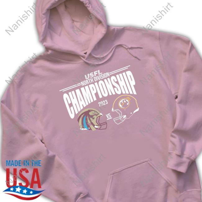 Official USFL North Division Championship 2023 Tee Shirt