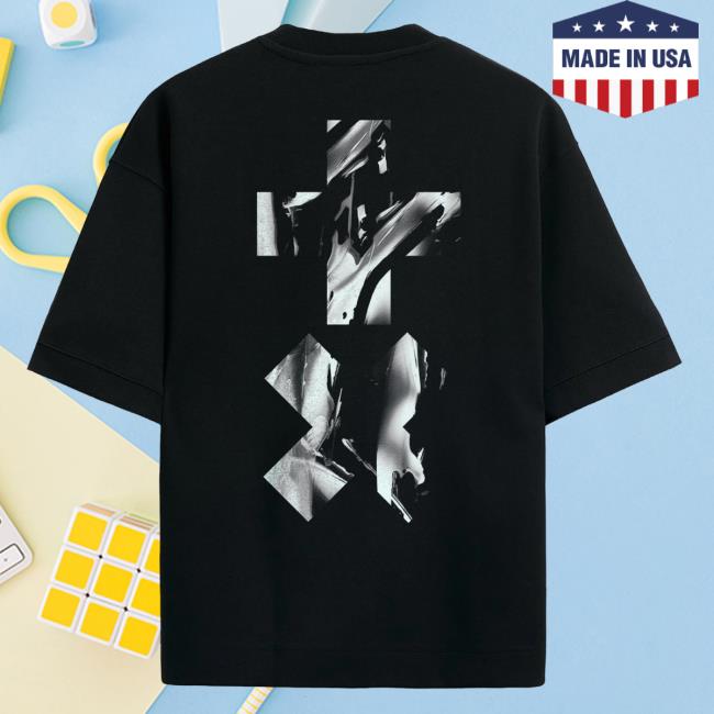 Shop Martin Garrix +X Black Silver Tshirt +X Black Silver Tee Shirt
