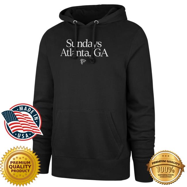 Official NFL Shop Men's Atlanta Falcons '47 Black Sundays Regional Headline Hood ArizonaCardinals