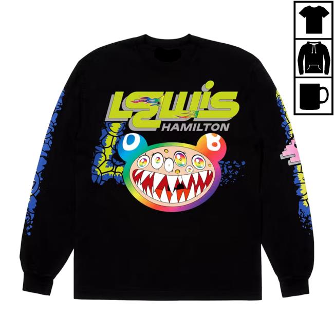 Official Takashi Murakami Lewis Hamilton Flame Out Sweatshirt