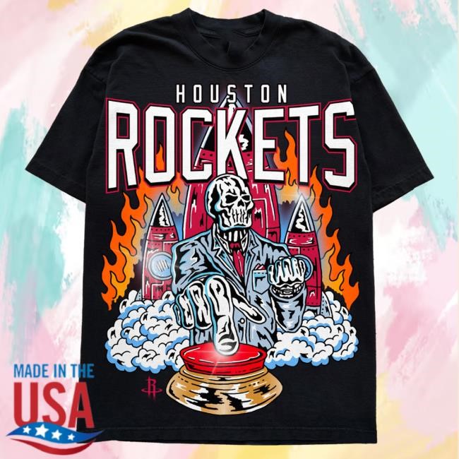 Rockets Launch Site Shirt - Black | Warren Lotas Official NBA