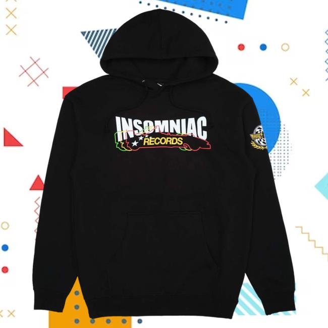 Official Insomniac Shop Merch Store InsomniacShop Insomniac Records EDC Race Pull Over Hoodie