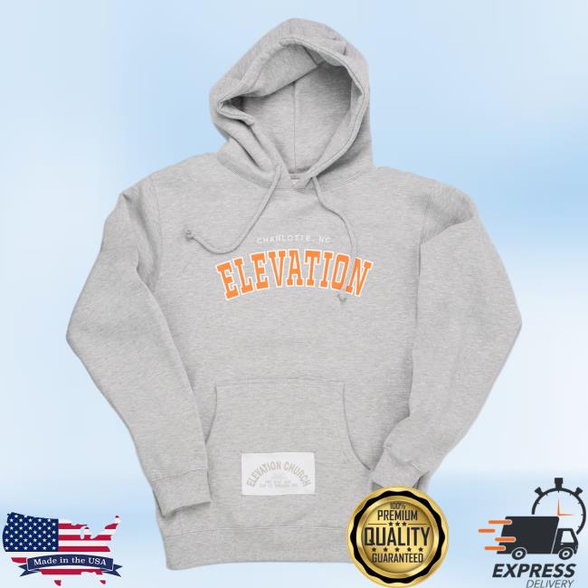 Official Elevation Church Merch Store Elevation Church Grey Elevation Pullover Hoodie Elevation Church Apparel ElevationChurch